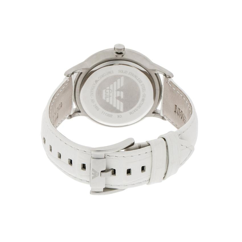 Emporio Armani Ar2465 dameur Mother Of Pearl hvid