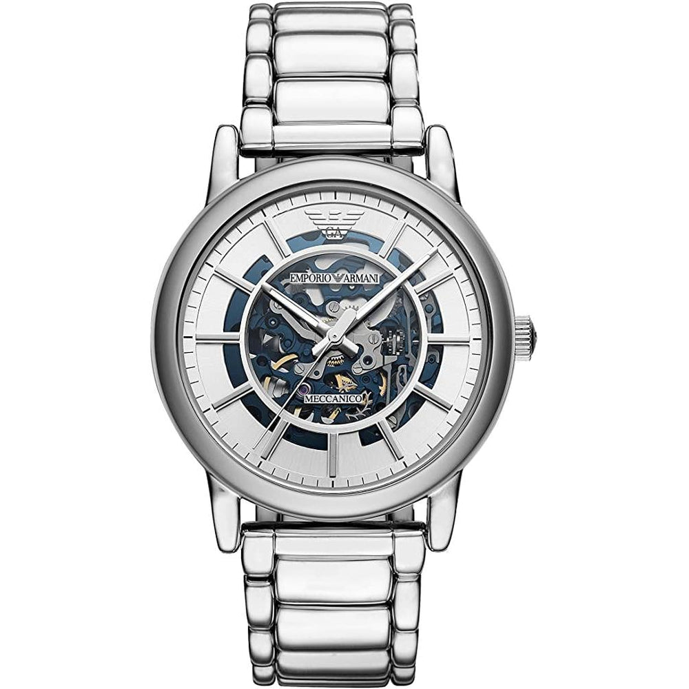 Emporio Armani Ar60006 Men S Meccanico sølv ur