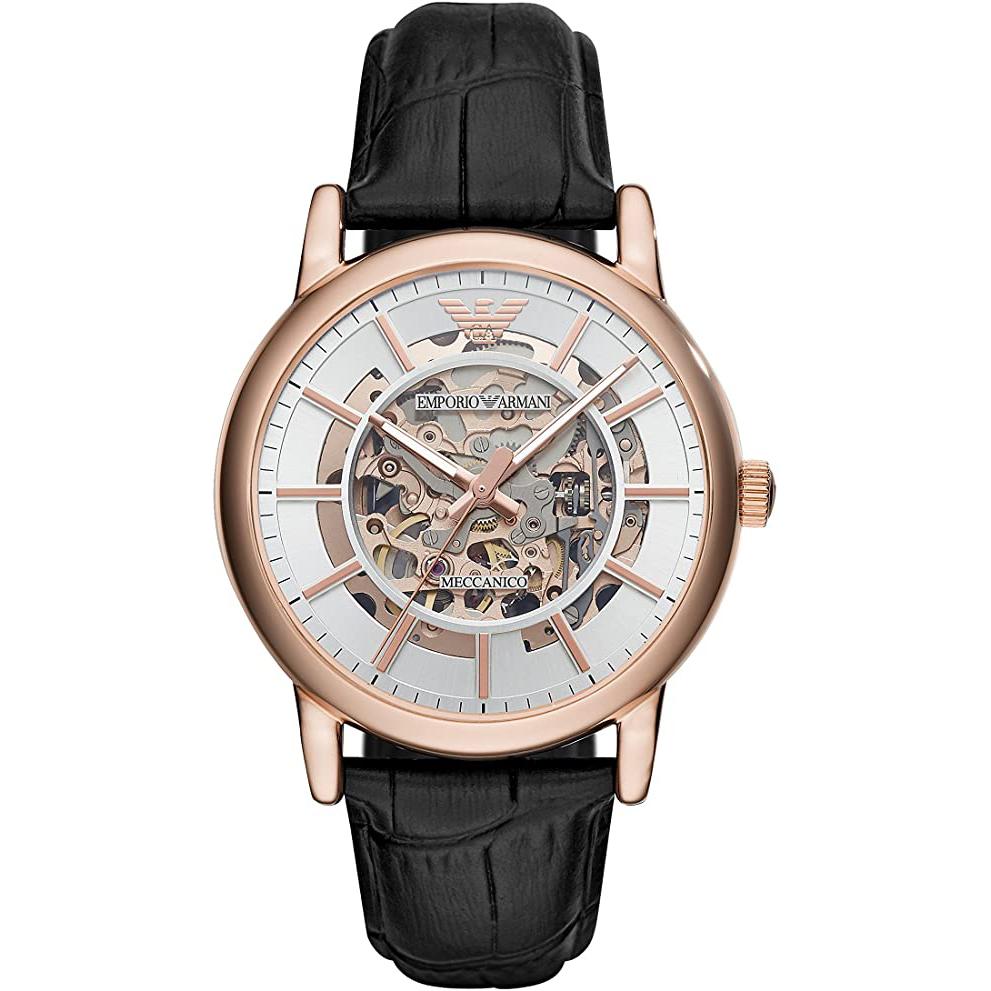 Emporio Armani Ar60007 Men S Skeleton sort ur