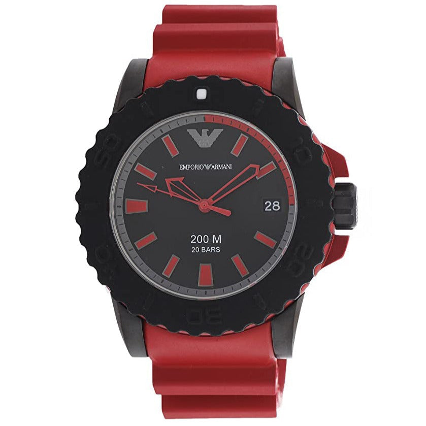 Emporio Armani Ar6101 Men S Sportivo rødt ur