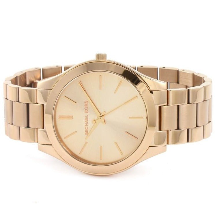 Michael Kors Mk3197 dameur Slim Runway roseguld