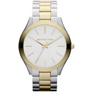Michael Kors Mk3198 dameur Slim Runway tofarvet