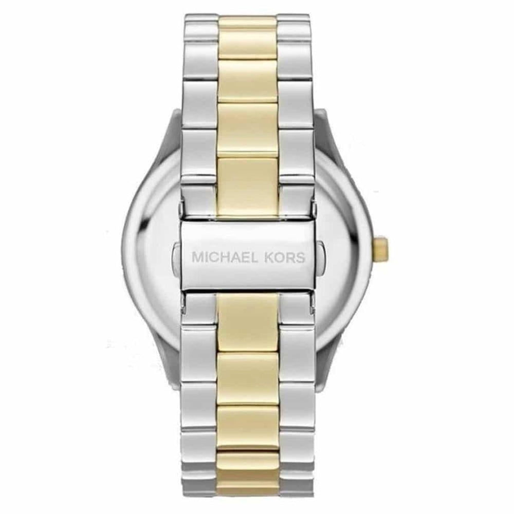 Michael Kors Mk3198 dameur Slim Runway tofarvet