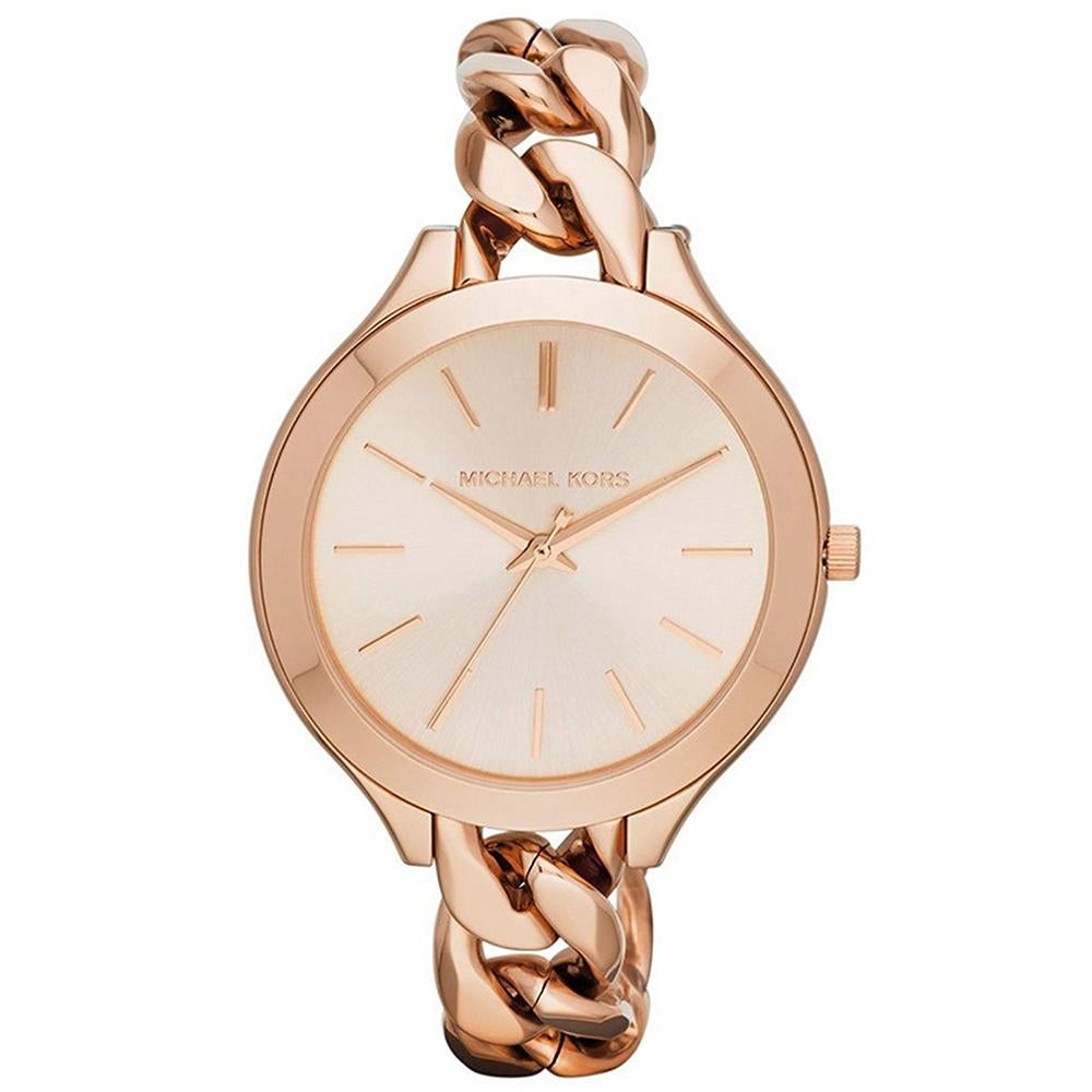 Michael Kors Mk3223 dameur Slim Runway roseguld