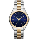 Michael Kors Mk3479 dameur Slim Runway tofarvet