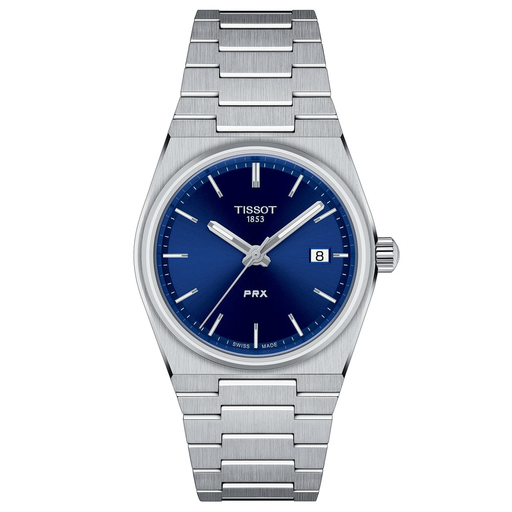 Tissot PRX 35mm Unisex blåt ur T137.210.11.041.00