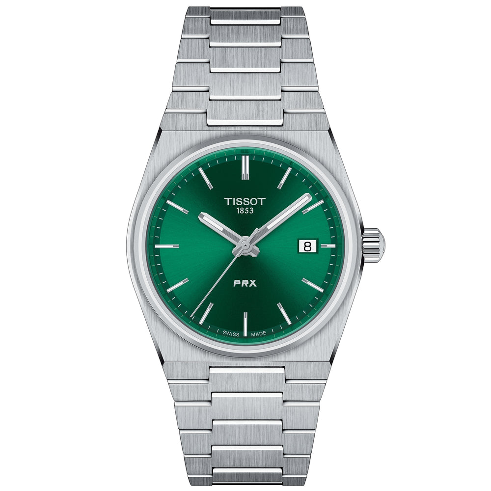 Tissot PRX 35mm Unisex grønt ur T137.210.11.081.00