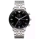 Emporio Armani Ar0389 Men S sort Chronograph ur