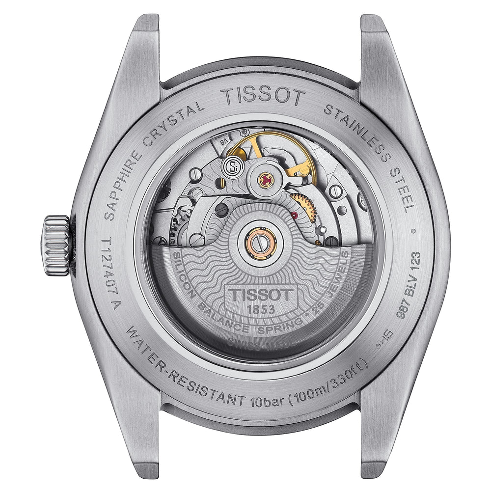 Tissot Gentleman Powermatic 80 Silicium grønt herreur T127.407.11.091.01