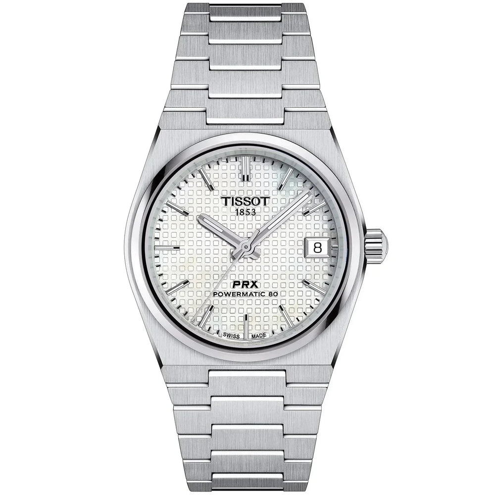 Tissot PRX 35mm Automatic Unisex Mother Of Pearl ur T137.207.11.111.00