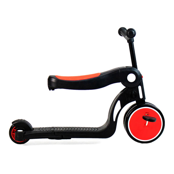 Trehjulet Cykel 5 I 1 Ride And Role – Rød – Asalvo