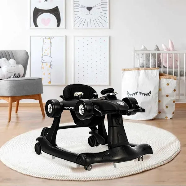 Gåvogn Andador F1 Justerbar – Sort – Asalvo