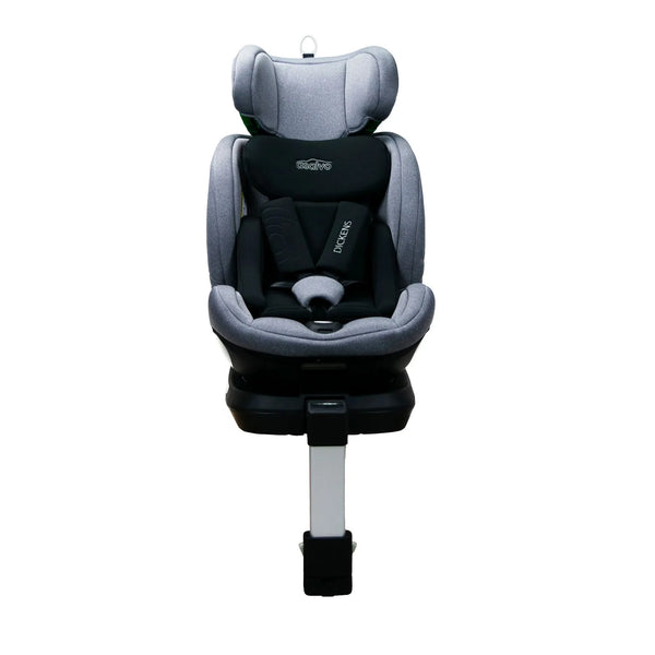 Autostol 0–18 kg 360° roterbar i-Size ISOFIX, Dickens/Grå — Asalvo