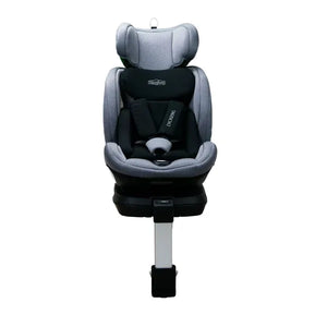 Autostol 0–18 kg 360° roterbar i-Size ISOFIX, Dickens/Grå — Asalvo
