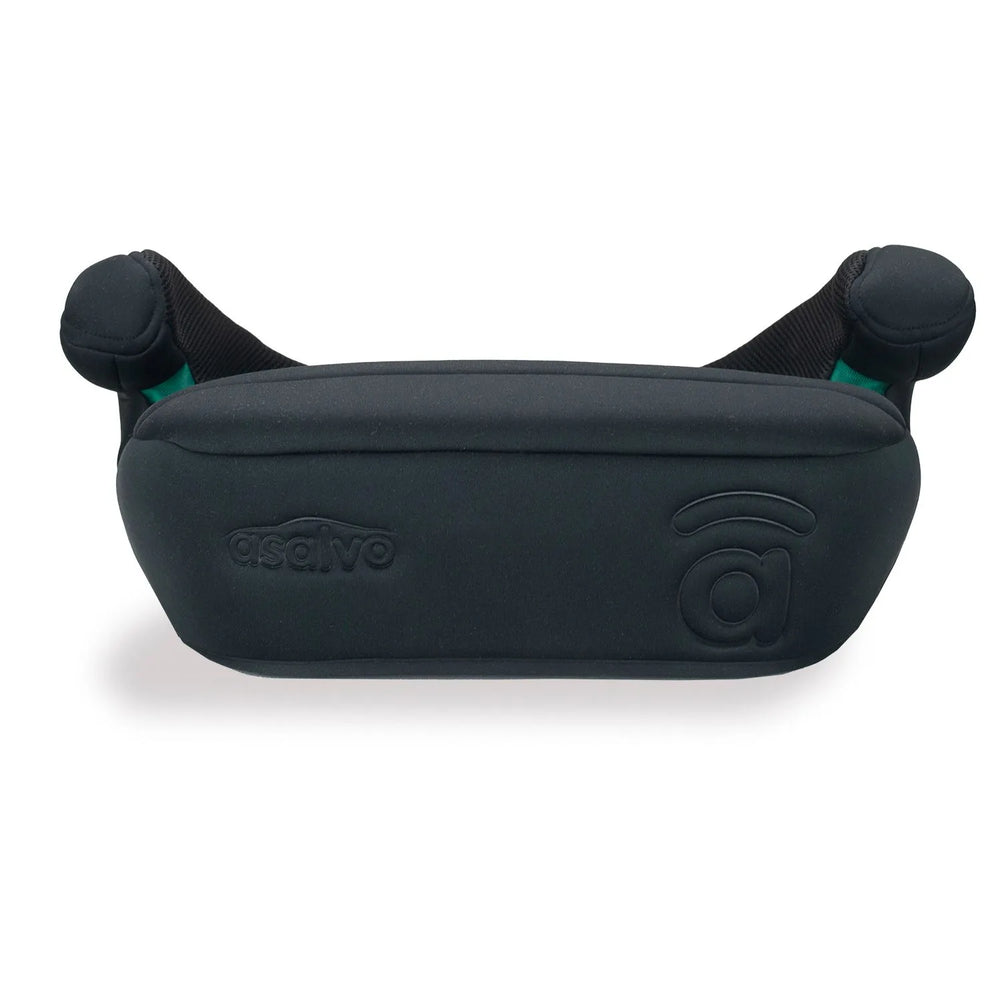 Selepude booster i-Size 135–150 cm, ISOFIX/no ISO, polstret sæde — Asalvo
