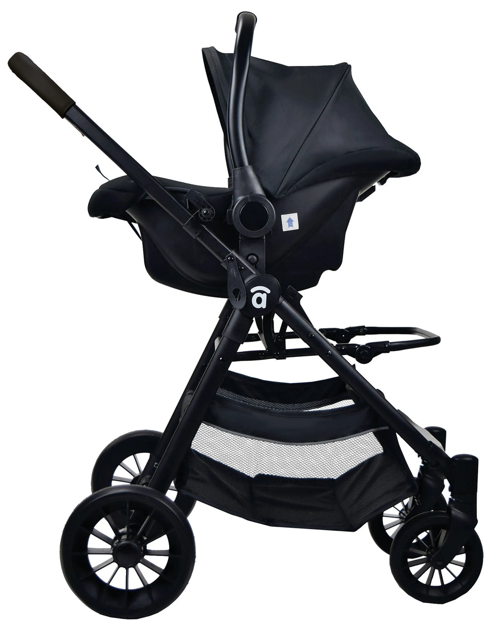 Trio klapvogn sæt (klapvogn+lift+autostol 0+) Sort – Asalvo