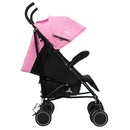 Klapvogn Tokio Justerbar – Pink – Asalvo