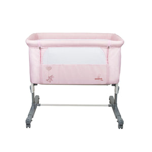 Bedside Crib Mini Calm Kompakt – Pink – Asalvo