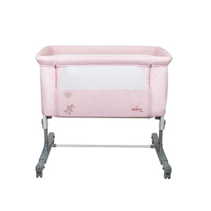 Bedside Crib Mini Calm Kompakt – Pink – Asalvo