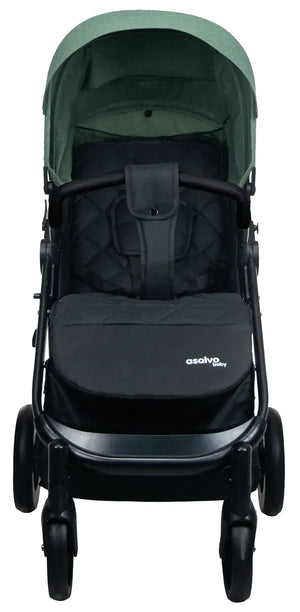 Klapvogn Travel System Ecuador Justerbar – Oliven – Asalvo