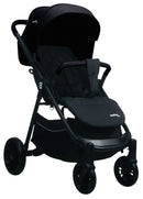 Klapvogn Travel System Ecuador Justerbar – Sort – Asalvo