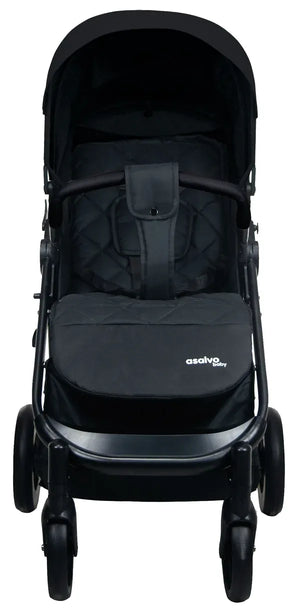 Klapvogn Travel System Ecuador Justerbar – Sort – Asalvo