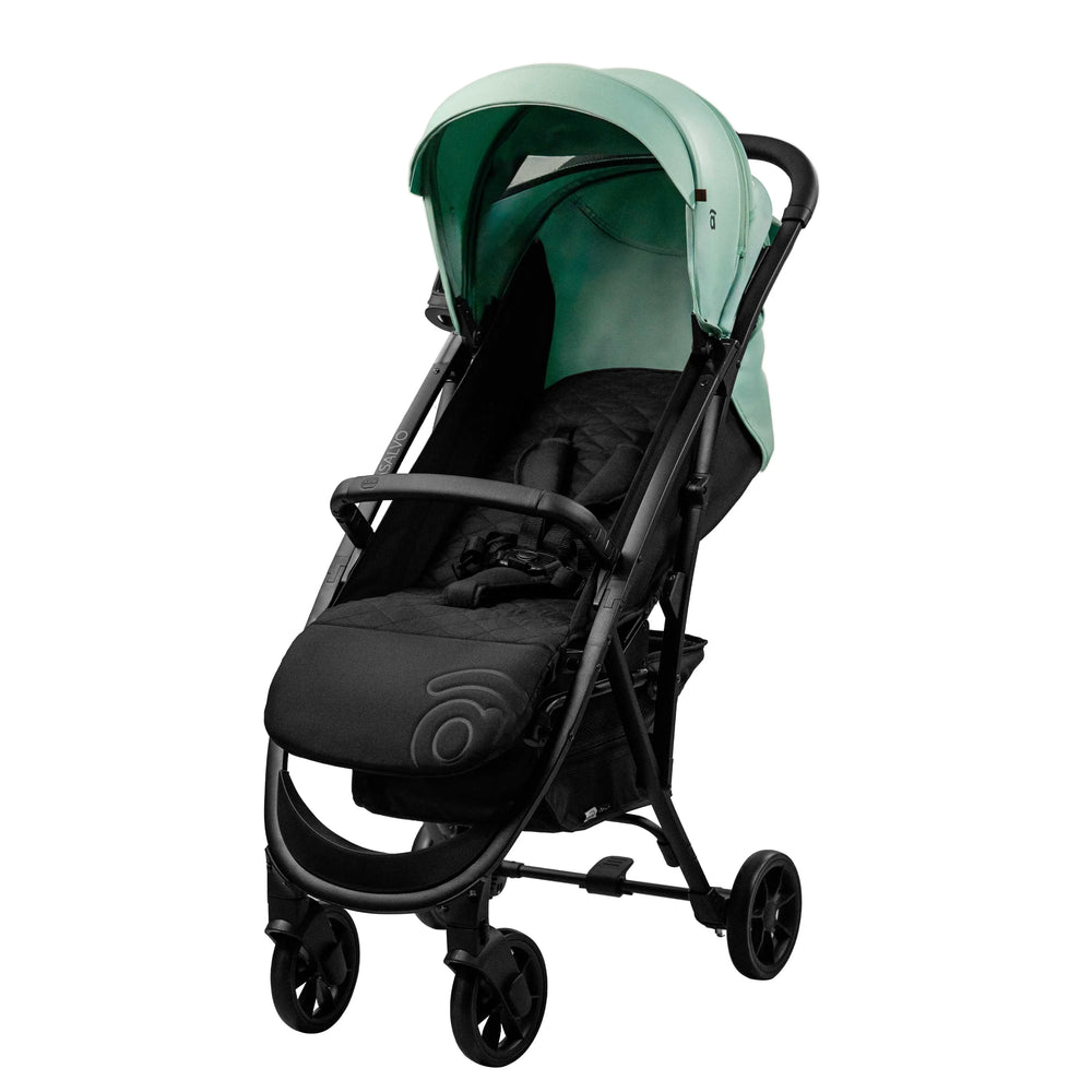 Klapvogn Cotton 2 Foldbar – Grøn – Asalvo