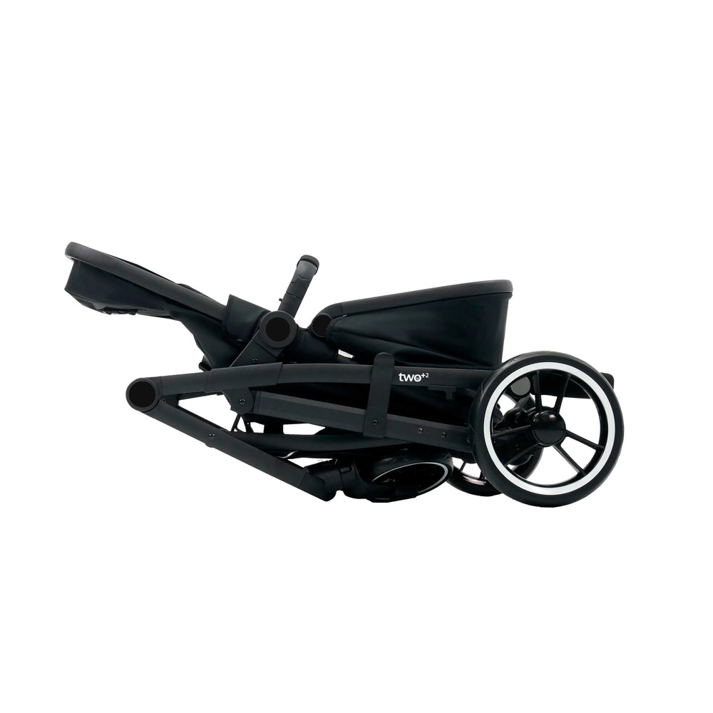 Klapvogn Travel System Oslo 2 Justerbar – sort – Asalvo