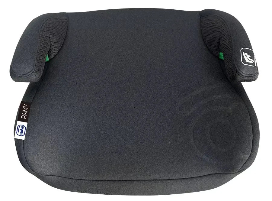 Selepude I-size 125–150 cm, aftageligt vaskbart betræk, sort — Asalvo