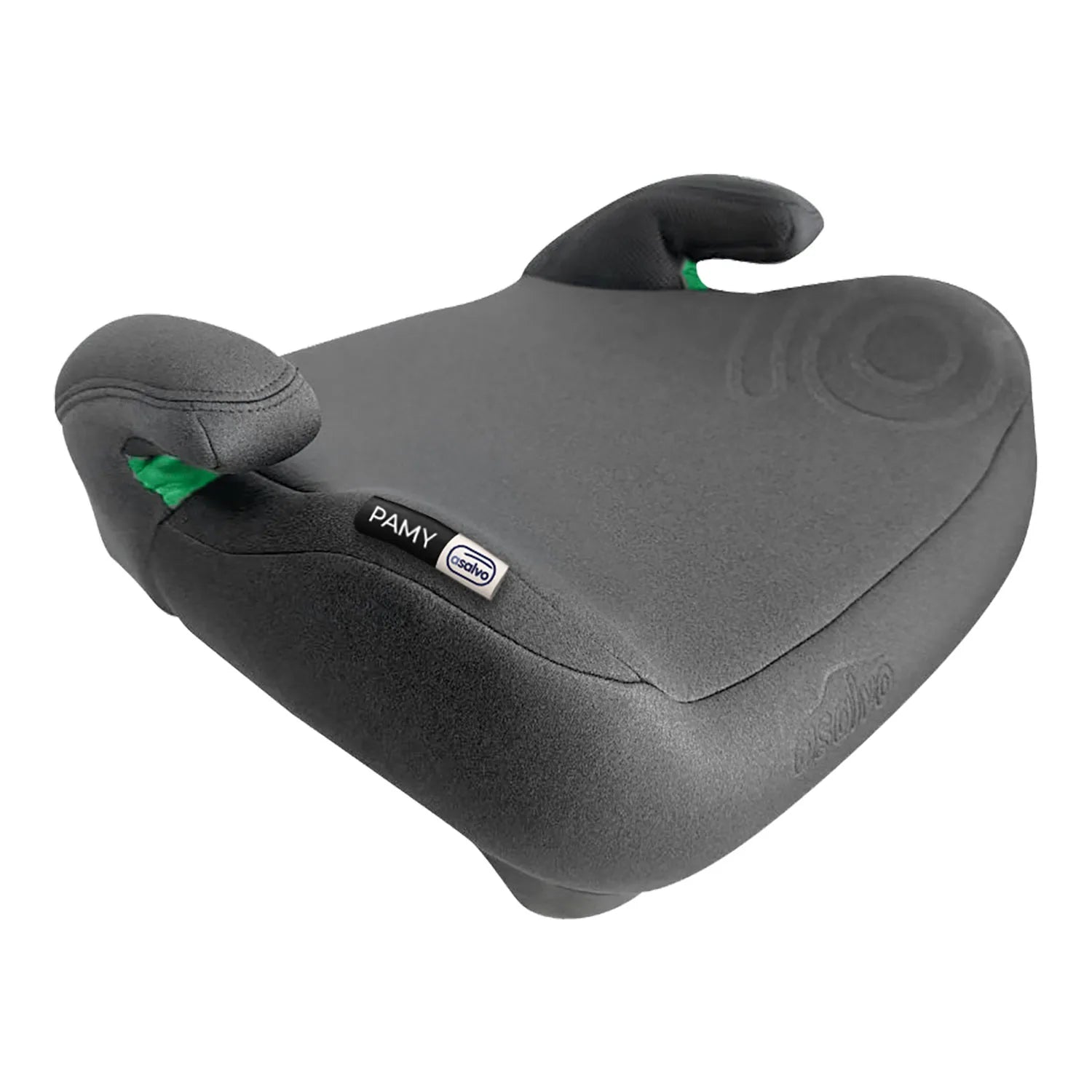 Selepude I-size 125–150 cm sikkerhedssele, bredt sæde, vaskbart betræk — Asalvo