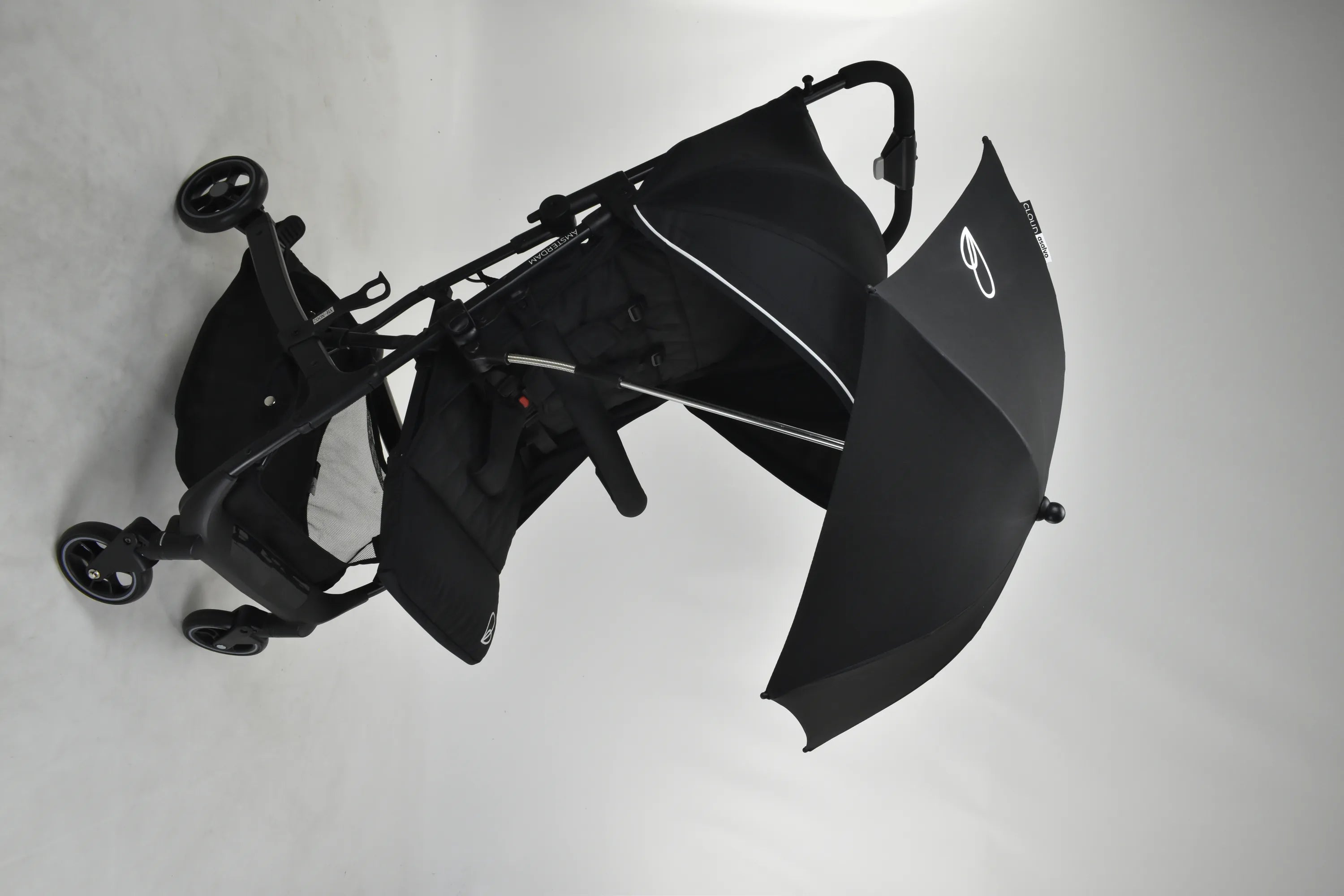 Parasol Uv 50+ Justerbar – Sort – Asalvo