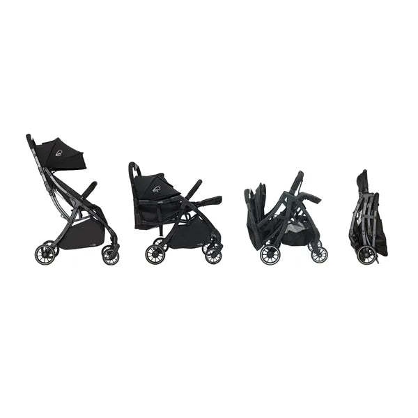 Klapvogn Hito Foldbar – Sort – Asalvo