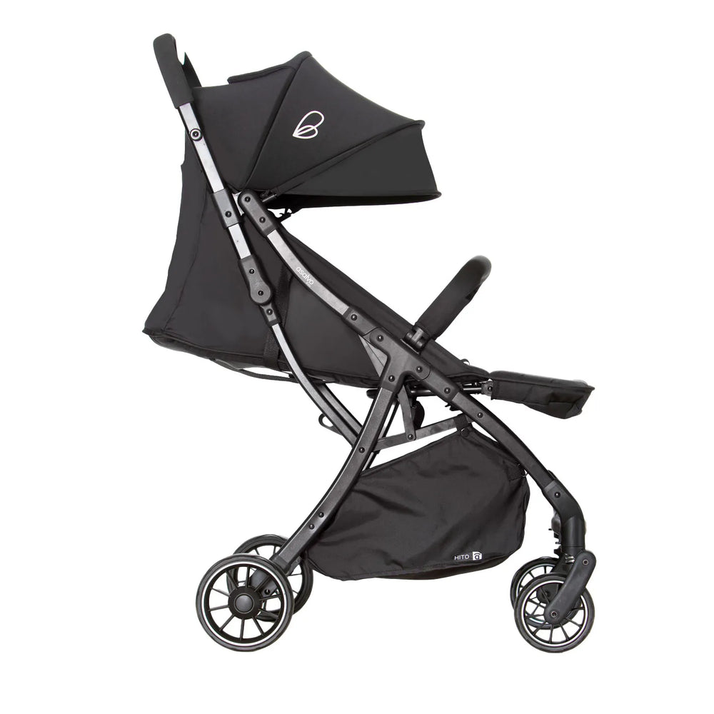 Klapvogn Hito Foldbar – Sort – Asalvo