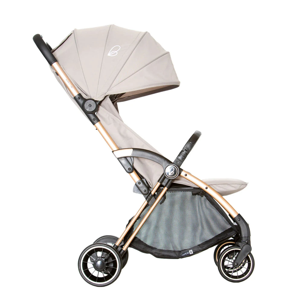 Klapvogn Plis Plas Foldbar – Beige – Asalvo