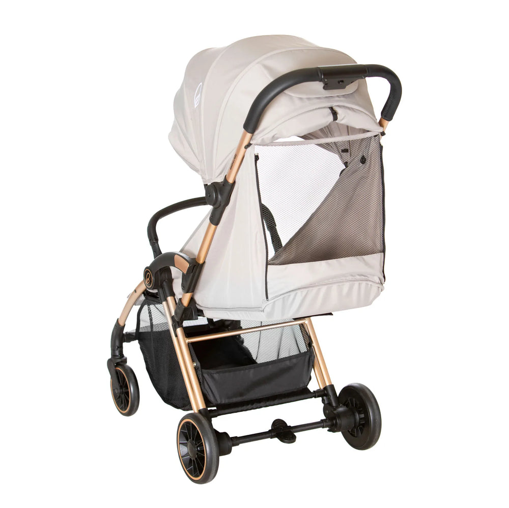 Klapvogn Plis Plas Foldbar – Beige – Asalvo