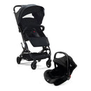 Klapvogn Amsterdam Travel System Justerbar – Sort – Asalvo