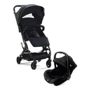 Klapvogn Amsterdam Travel System Justerbar – Sort – Asalvo