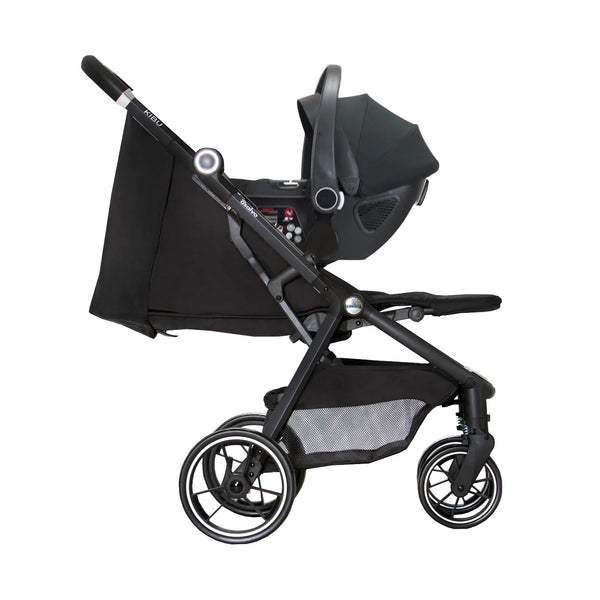 Klapvogn Kibu Travel System Justerbar – Sort – Asalvo