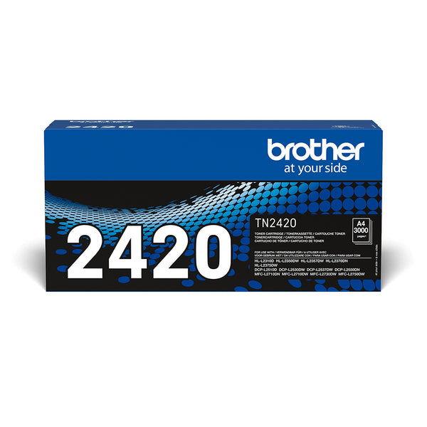 Brother TN 2420 Sort 3000 sider Toner