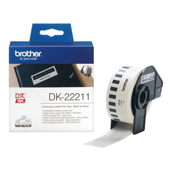 Brother DK-22211 Etiketter (2,9 cm x 15,2 m)