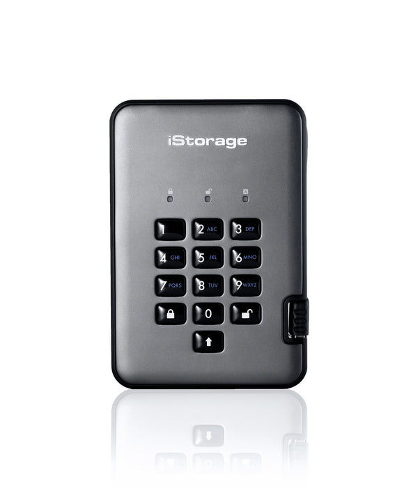 iStorage diskAshur PRO2 ekstern harddisk 500 GB 5400 rpm 2.5 USB Type-A 3.2 Gen 1 (3.1 Gen 1) Sort