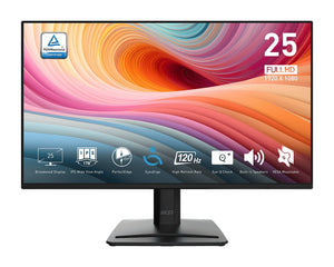 MSI PRO MP252 E2 25 IPS 1920 x 1080 (Full HD) HDMI DisplayPort 120Hz