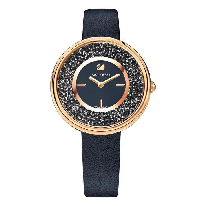 Swarovski ur Crystalline Pure roseguld sort 5275043