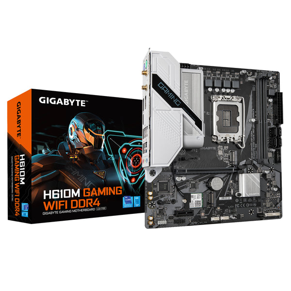 Gigabyte H610M GAMING WIFI DDR4 Micro-ATX LGA1700 sokkel Intel H610