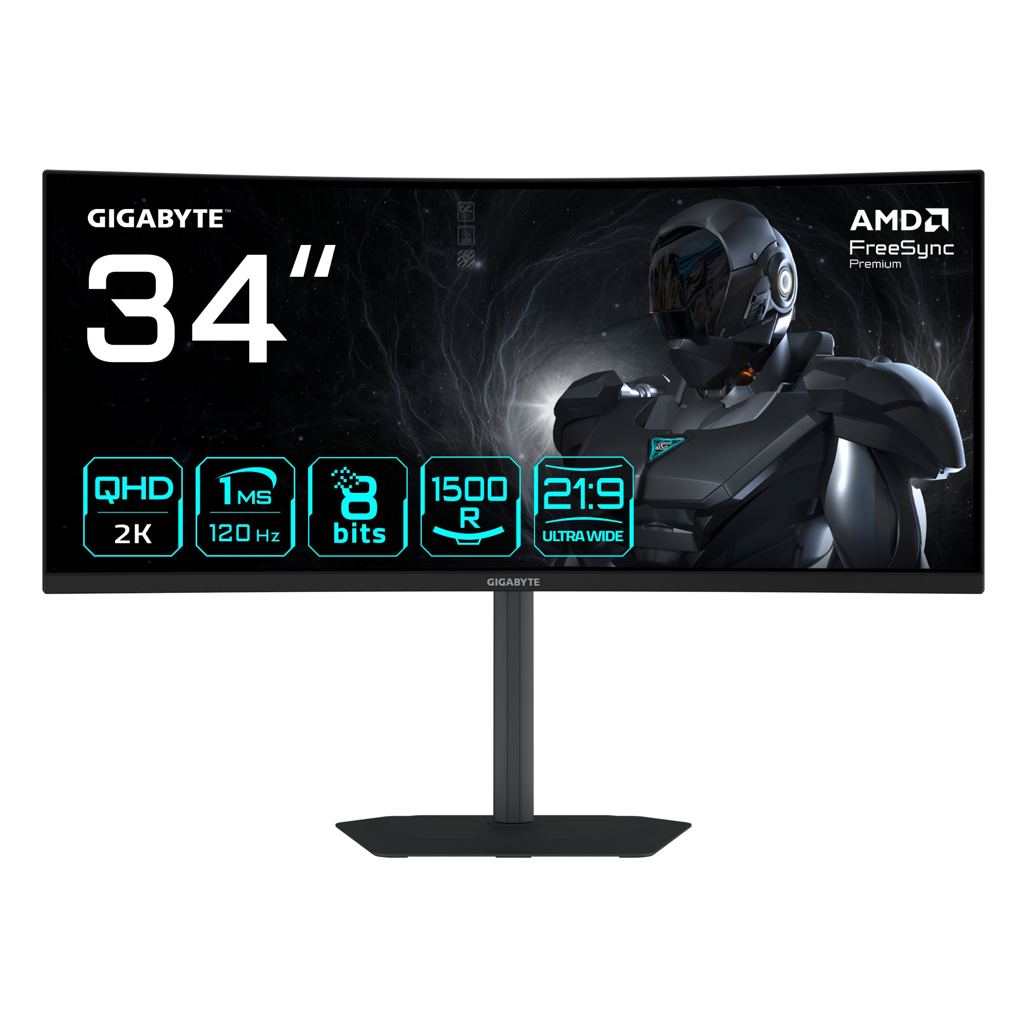 Gigabyte GS34WQCA 34 SS VA 3440 x 1440 (UltraWide) HDMI DisplayPort 120Hz