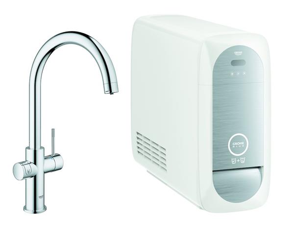 Grohe Blue Home køkkenarmatur med afkølet vand og brus