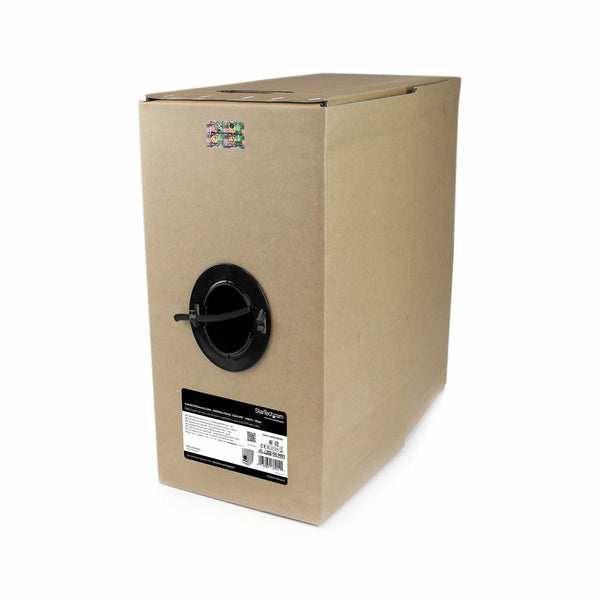 StarTech.com 1000 ft Bulk Roll of Black CMR Cat6 Solid UTP Riser Cable - Cat 6 Riser Cable - Cat.6 CMR  Cable - 23 AWG - Black (WIR6CMRBK) CAT 6 Ikke afskærmet parsnoet (UTP) 304.9m Bulkkabel Sort