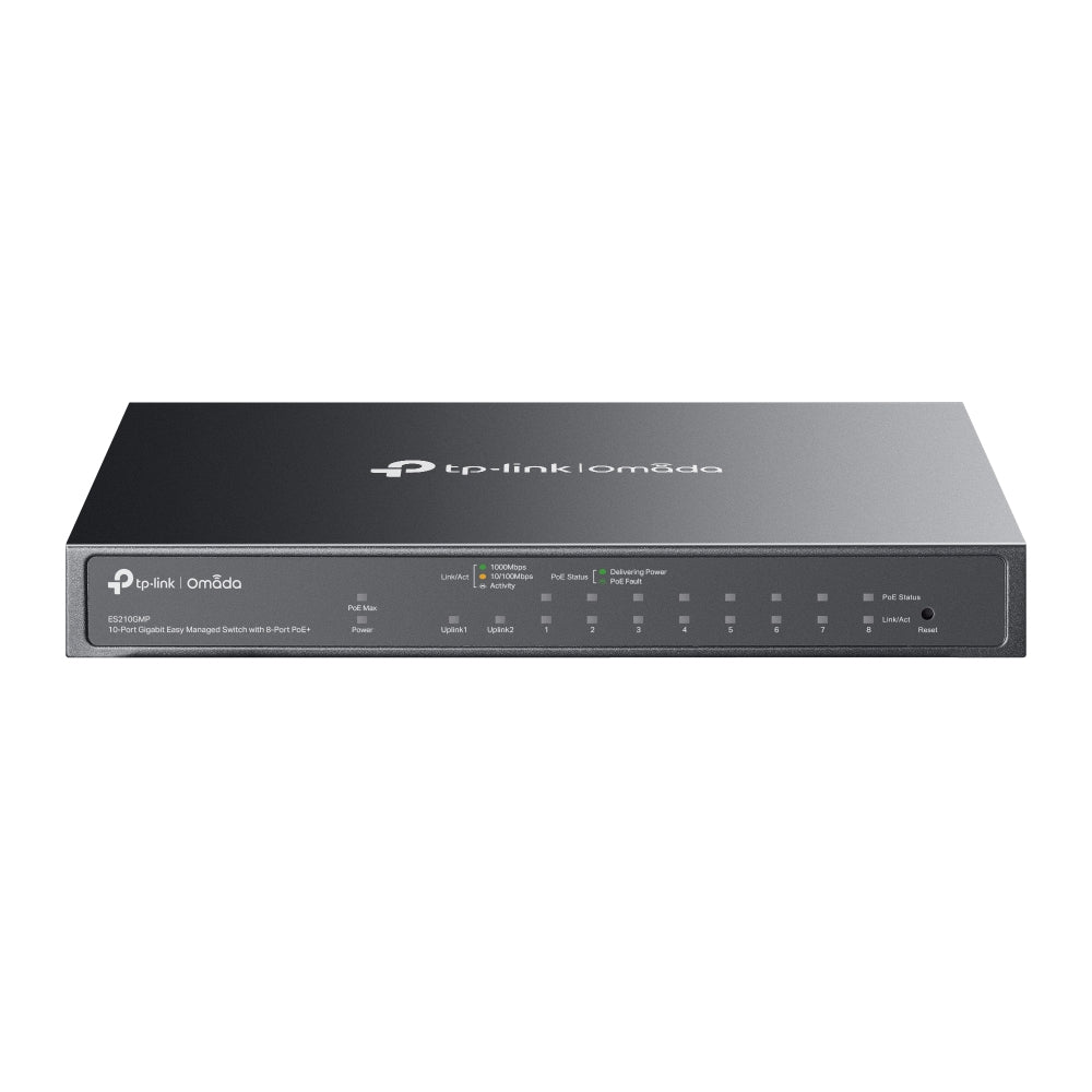 TP-Link Omada ES210GMP V1 Switch 10-porte Gigabit Ethernet PoE+