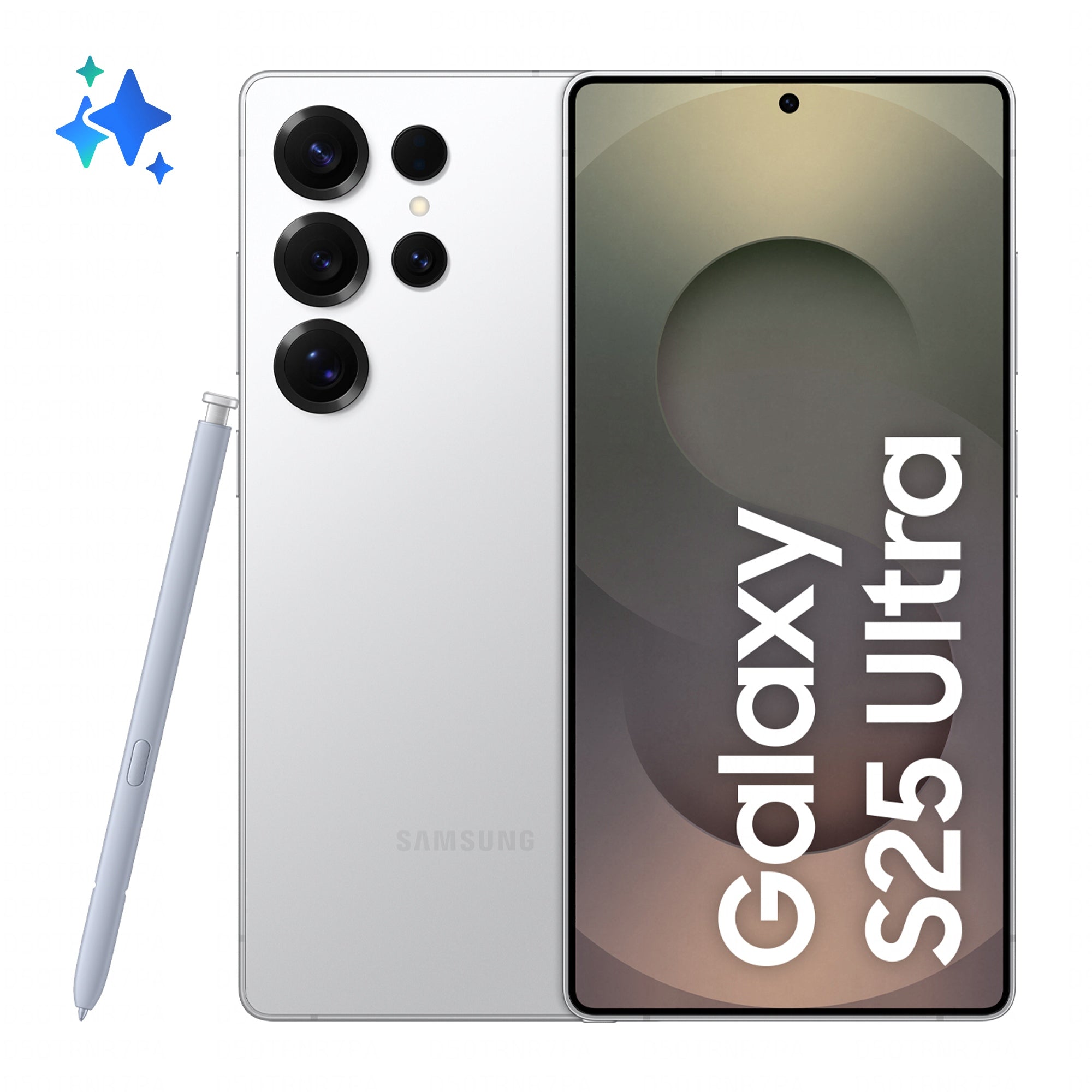 Samsung Galaxy S25 Ultra 6.9 256GB Titanium hvid sølv