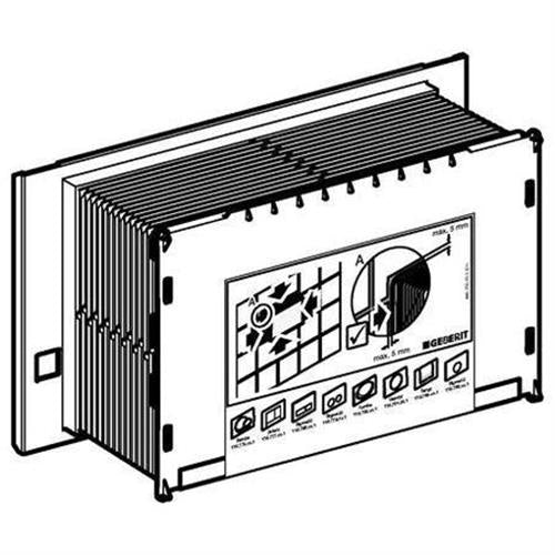 Geberit Sigma beskyttelsesramme